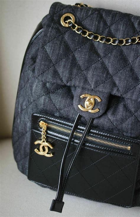 chanel denim backpack replica|chanel dupe leather.